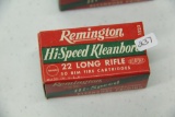 1 Box of 50, Remington Hi-Speed Kleanbore