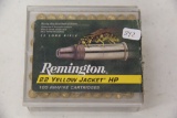 1 Box of 100, Remington 22 Yellow Jacket HP