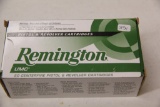 1 Box of 50, Remington 357 mag 125 gr JSP