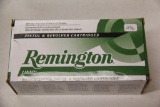 1 Box of 50, Remington 38 spl + P 125 gr SJHP