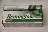 1 Box of 50, Remington 38 spl + P 125 gr SJHP