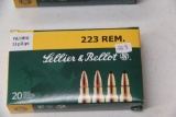 1 Box of 20, Sellier & Bellot 223 Rem 55 gr FMJ