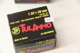 1 Box of 20, Tul Ammo 7.62 x 39mm 122 gr HP