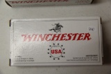 1 Box of 50, Winchester 9 mm  Luger 115 gr FMJ
