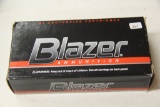 1 Box of 50, Blazer 9 mm  Luger 124 gr FMJ