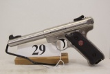 Ruger, Model Mark III, Semi Auto Pistol, 22 cal,