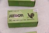 1 Box of 50, Junior 22 LR