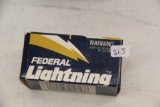 1 Box of 50, Federal Lightning 22 LR