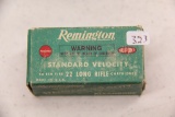 1 Box of 50, Remington 22LR Kleanbore