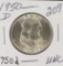 1950-D FRANKLIN HALF DOLLAR - UNC