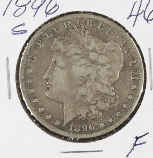 1896-S MORGAN DOLLAR - F