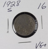 1928-S BUFFALO NICKEL - VG