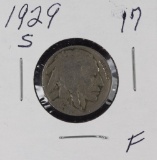 1929-S BUFFALO NICKEL - F