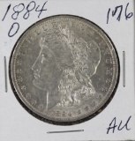 1884-O MORGAN DOLLAR - AU