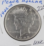 1922-D PEACE DOLLAR - UNC