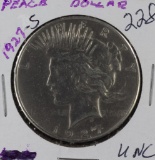 1927-S PEACE DOLLAR - UNC