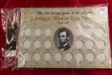 LINCOLN CENT COLLECTION WITH COIN BOARD 1939-1958