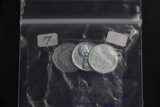 1943 - P,D, S, STEEL LINCOLN CENTS - UNC