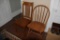 Lot of 2, Wooden Chairs