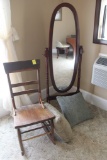 Rocker, Stand Up Mirror and 2 Pillows