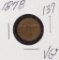 1878 - INDIAN HEAD CENT - VG+