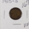 1915 S - LINCOLN CENT - VF