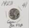 1923 - MERCURY DIME - GEM BU FULL BANDS