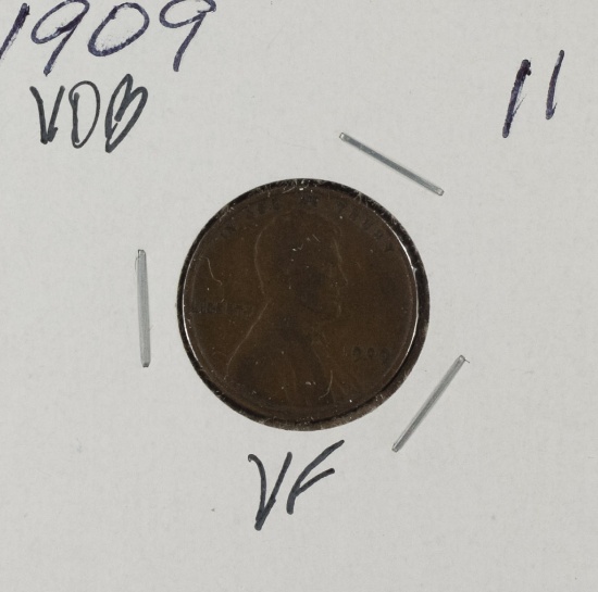 1909VDB - LINCOLN CENT - VF