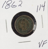 1862 CN - INDIAN HEAD CENT - VF