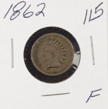 1862 CN - INDIAN HEAD CENT - F