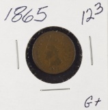 1865 - INDIAN HEAD CENT - G+