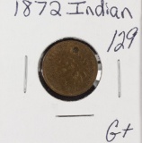 1872 - INDIAN HEAD CENT - G+