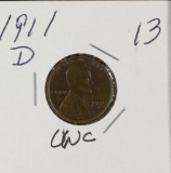 1911 D - LINCOLN CENT - UNC