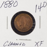 1880 - INDIAN HEAD CENT - XF CLEANED