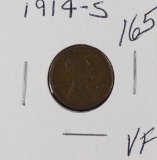 1914 S - LINCOLN CENT - VF