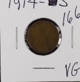 1914 S - LINCOLN CENT - VG