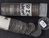 2 - ROLLS 1943-P, D, S STEEL LINCOLN CENTS