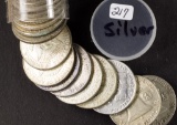 1 - ROLL MIXED SILVER HALF DOLLARS