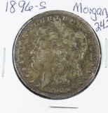 1896 S  - MORGAN DOLLAR - VF