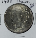 1922 - PEACE DOLLAR - UNC