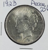 1923 - PEACE DOLLAR - AU