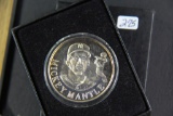 1 - TROY .999 OZ MICKEY MANTLE COIN