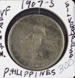 1907 S - PHILIPPINES - ONE PESO - USA ADMINISTRATION