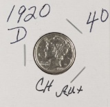 1920 D - MERCURY DIME - CH AU