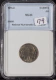 1916 D - BUFFALO NICKEL - UNC