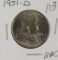 1951 D - Franklin Half Dollar - UNC