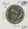 1953 D - Franklin Half Dollar - UNC