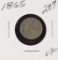 1865 - Nickel Three Cent Piece - VF