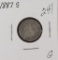 1887 S - Liberty Seated Dime - G