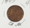 1845 - Braided Hair - Large Cent - CH AU